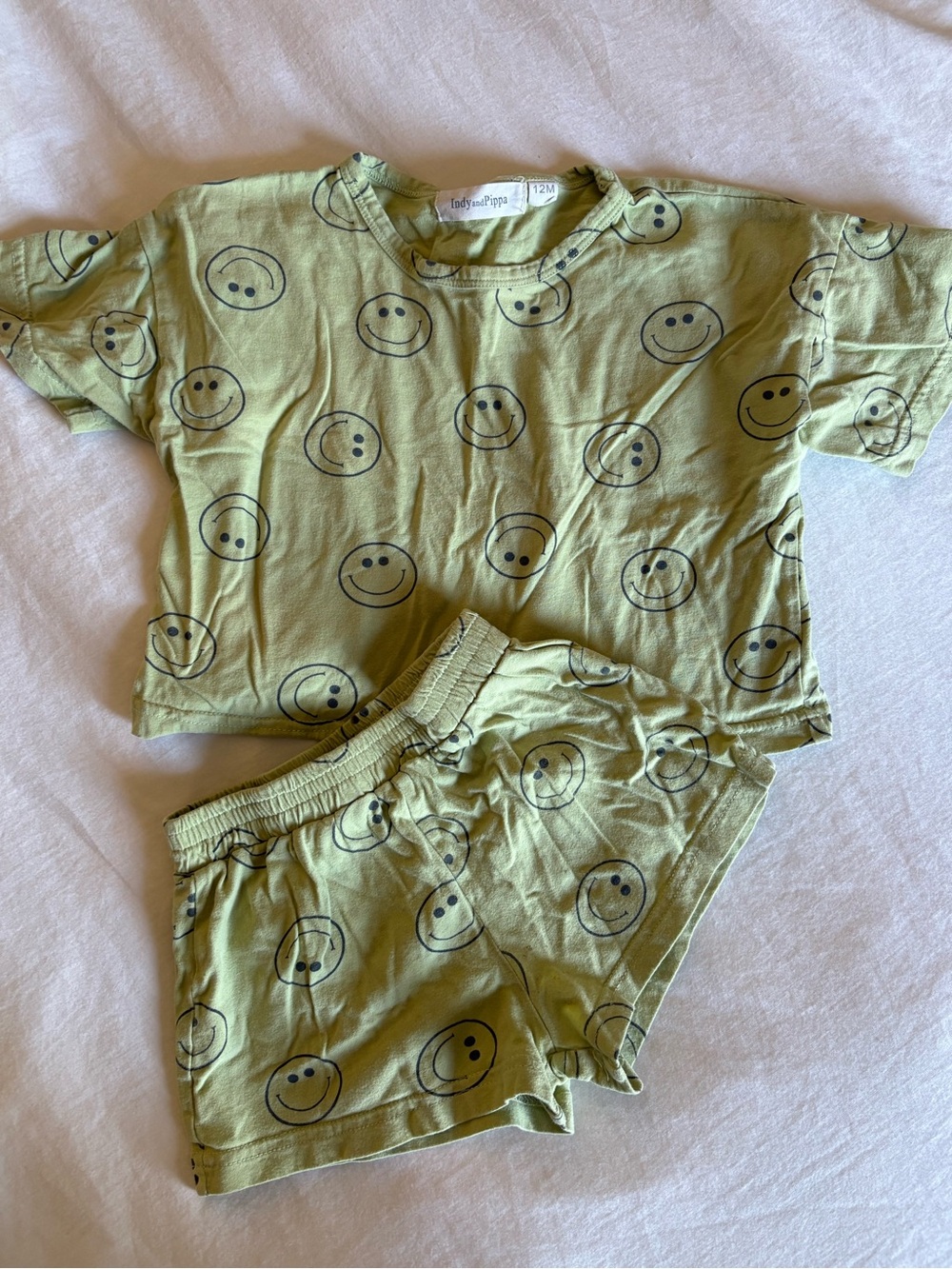 INDY & PIPPA daydreamer set lime 12M